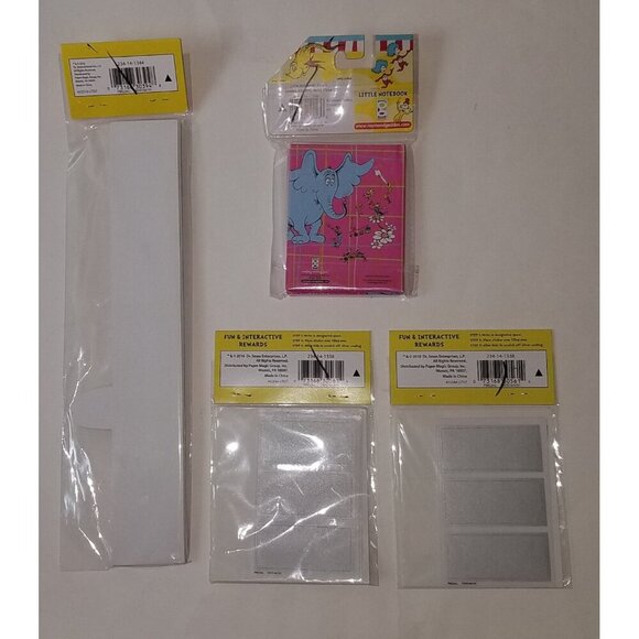 NEW 8 Dr. Seuss Writing/Ruler Horton Stickers Notebooks Scratch Off Reward Lot - Picture 8 of 11